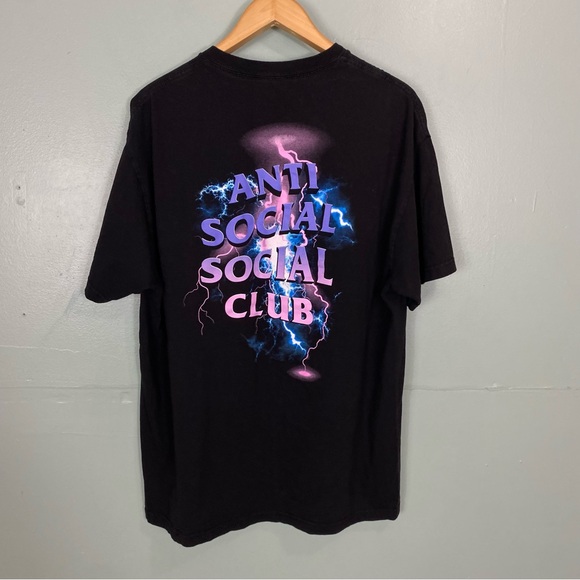 Anti Social Social Club Other - Anti Social Social Club Tee Short Sleeve Thunder Lightning Bolt‎ XL